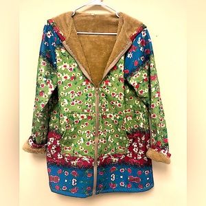 Comfy Patchwork Fabric Coat